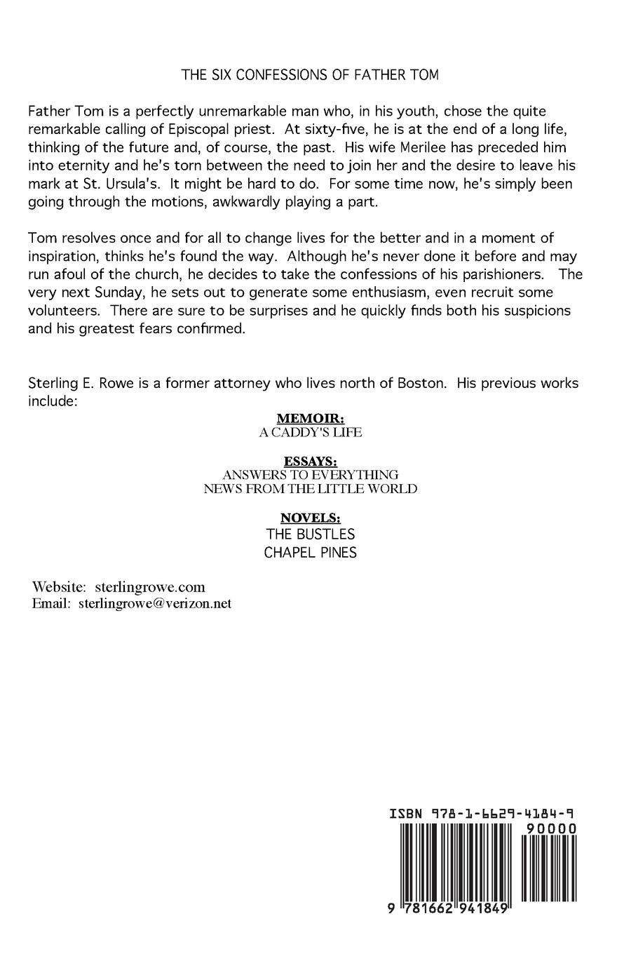 Rückseitencover The Six Confessions of Father Tom