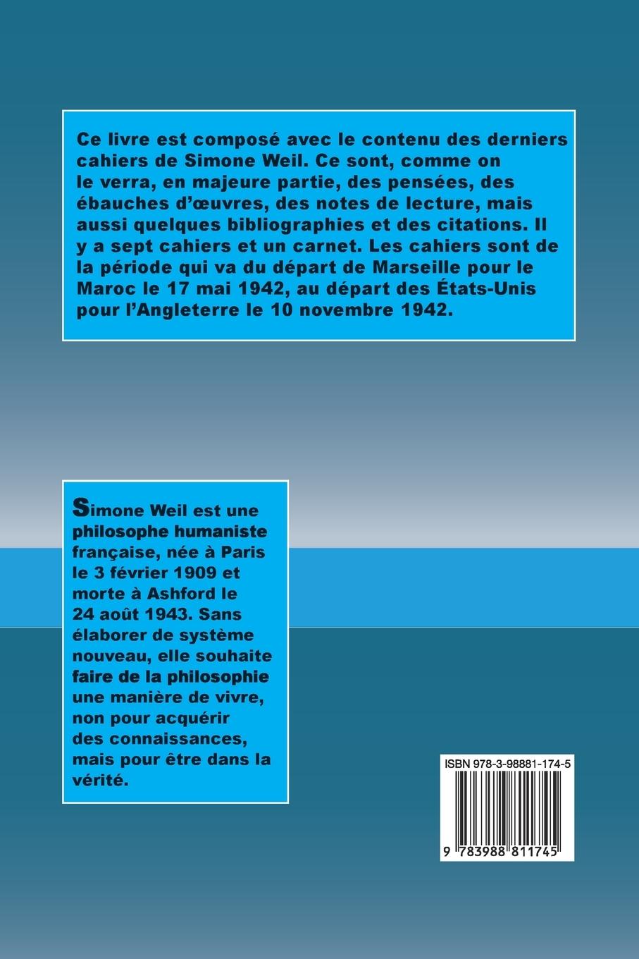 Rückseitencover La Connaissance surnaturelle