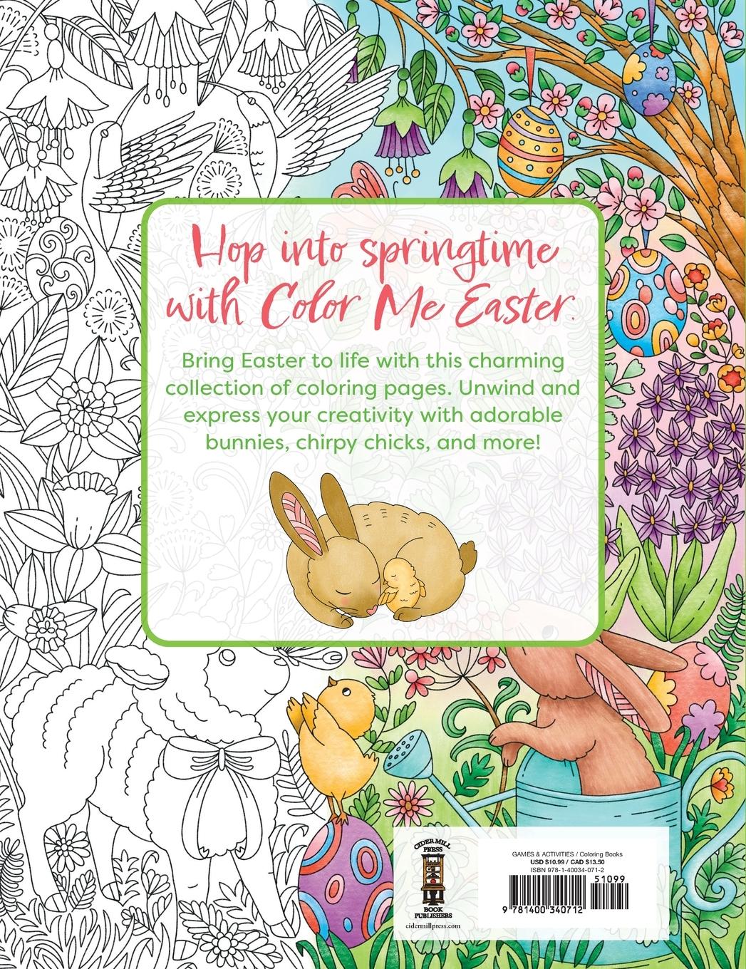 Rückseitencover Color Me Easter | Softcover