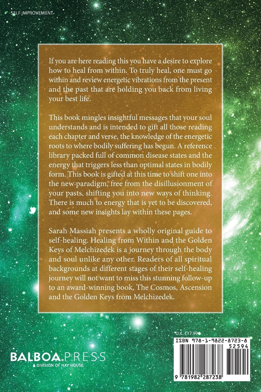 Rückseitencover Healing from Within and The Golden Keys from Melchizedek