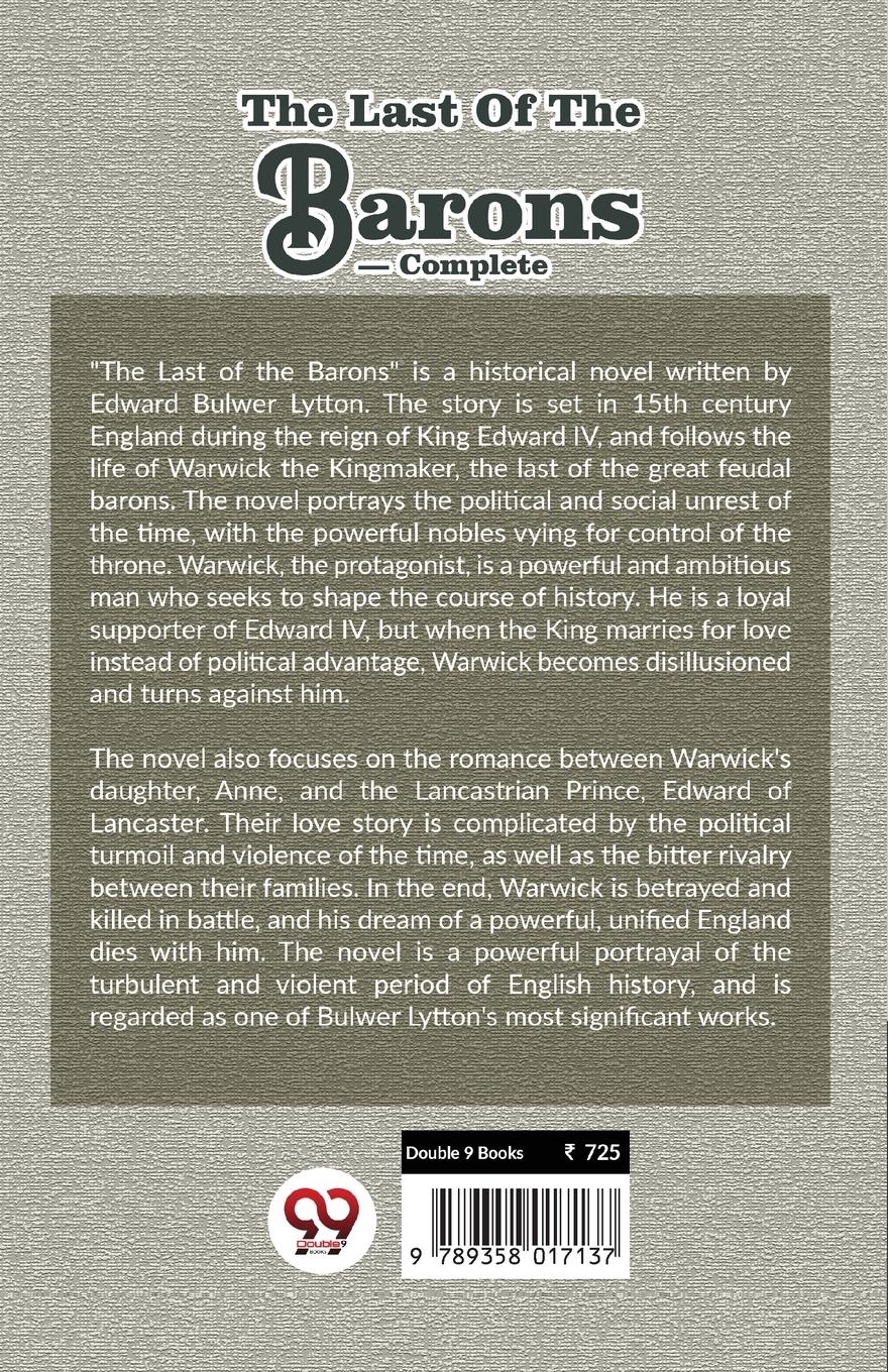 Rückseitencover The Last Of The Barons- Complete