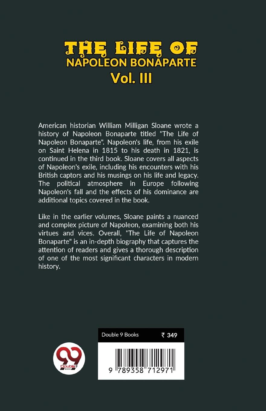 Rückseitencover The Life Of Napoleon Bonaparte Vol.III