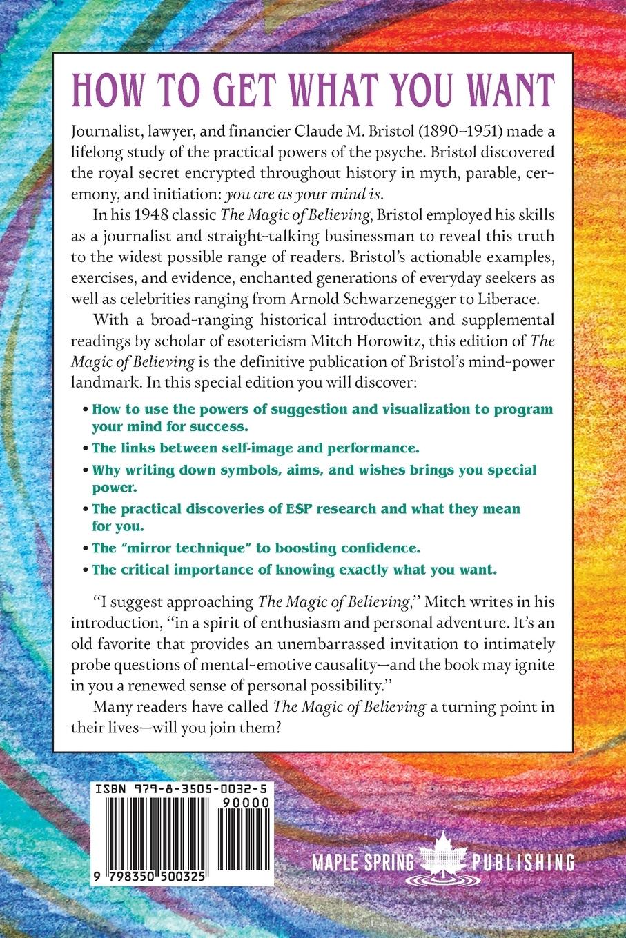 Rückseitencover The Magic of Believing