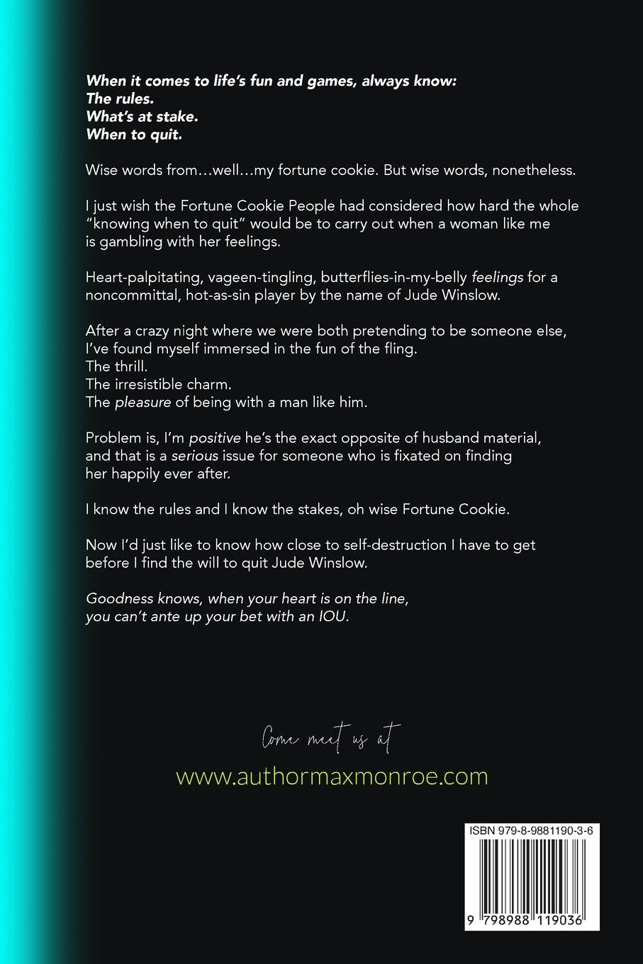 Rückseitencover The Bet