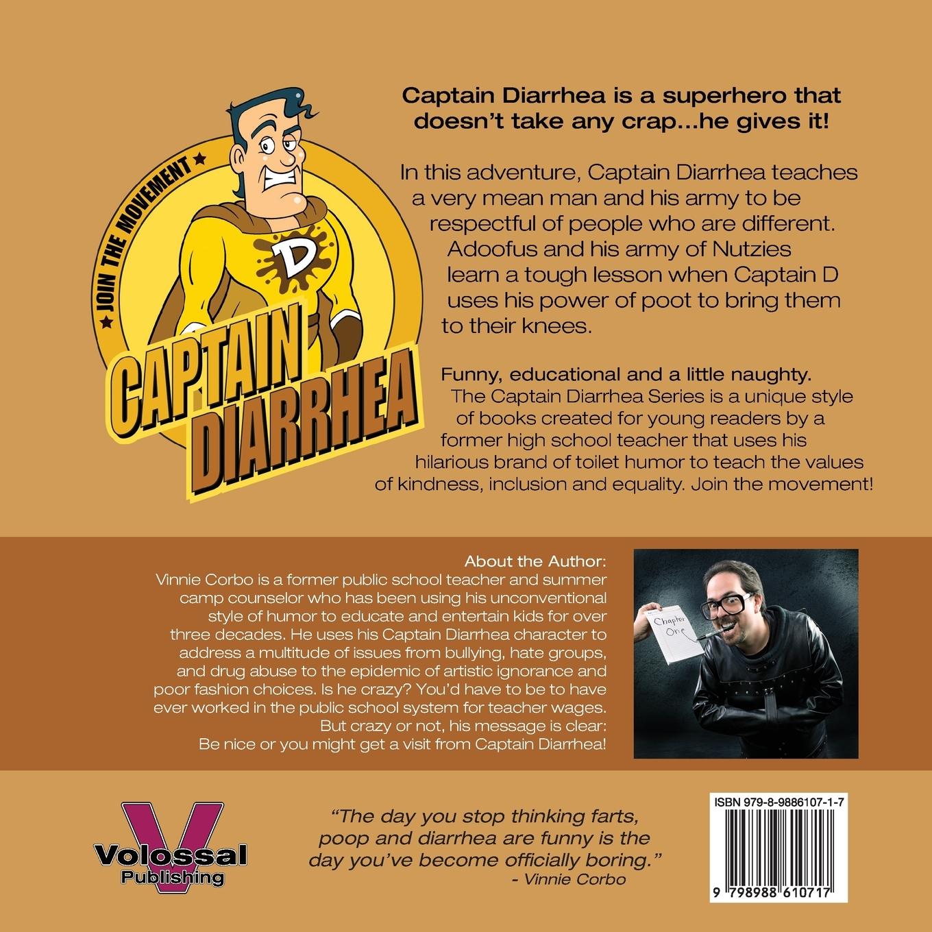 Rückseitencover Captain Diarrhea vs. The Turd Reich