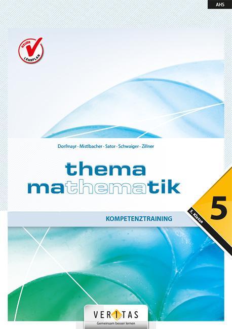Vorderes Coverbild Thema Mathematik Oberstufe 5. Klasse. Einstieg in die Oberstufe - Themenheft