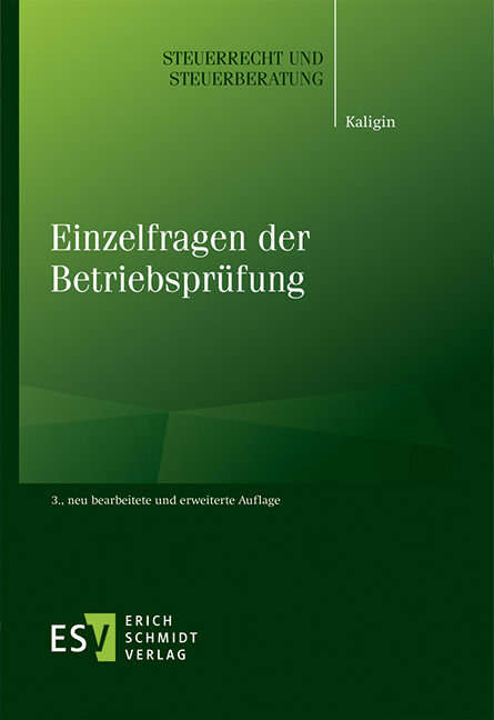 Vorderes Coverbild Einzelfragen der Betriebsprüfung