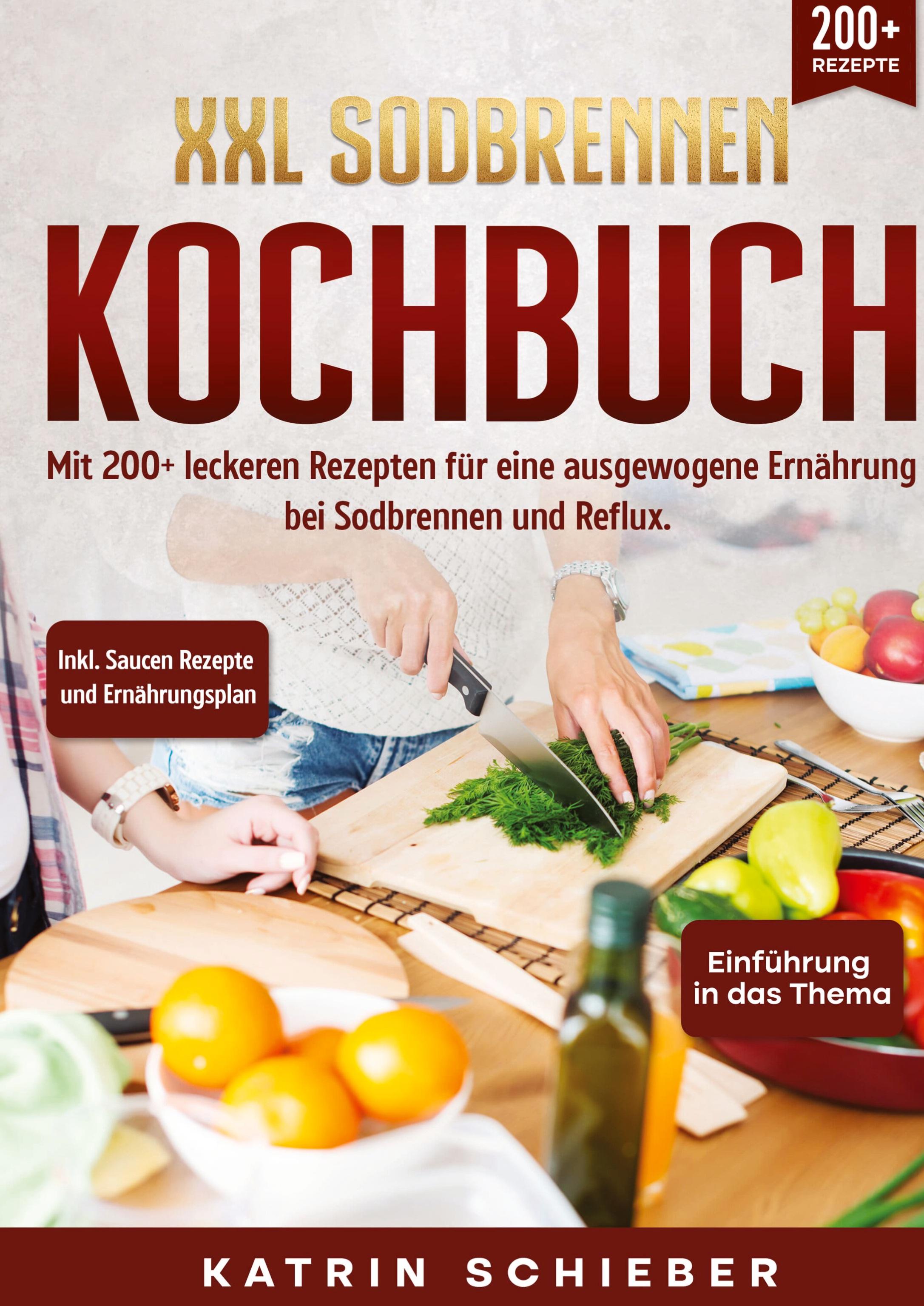 Vorderes Coverbild XXL Sodbrennen Kochbuch