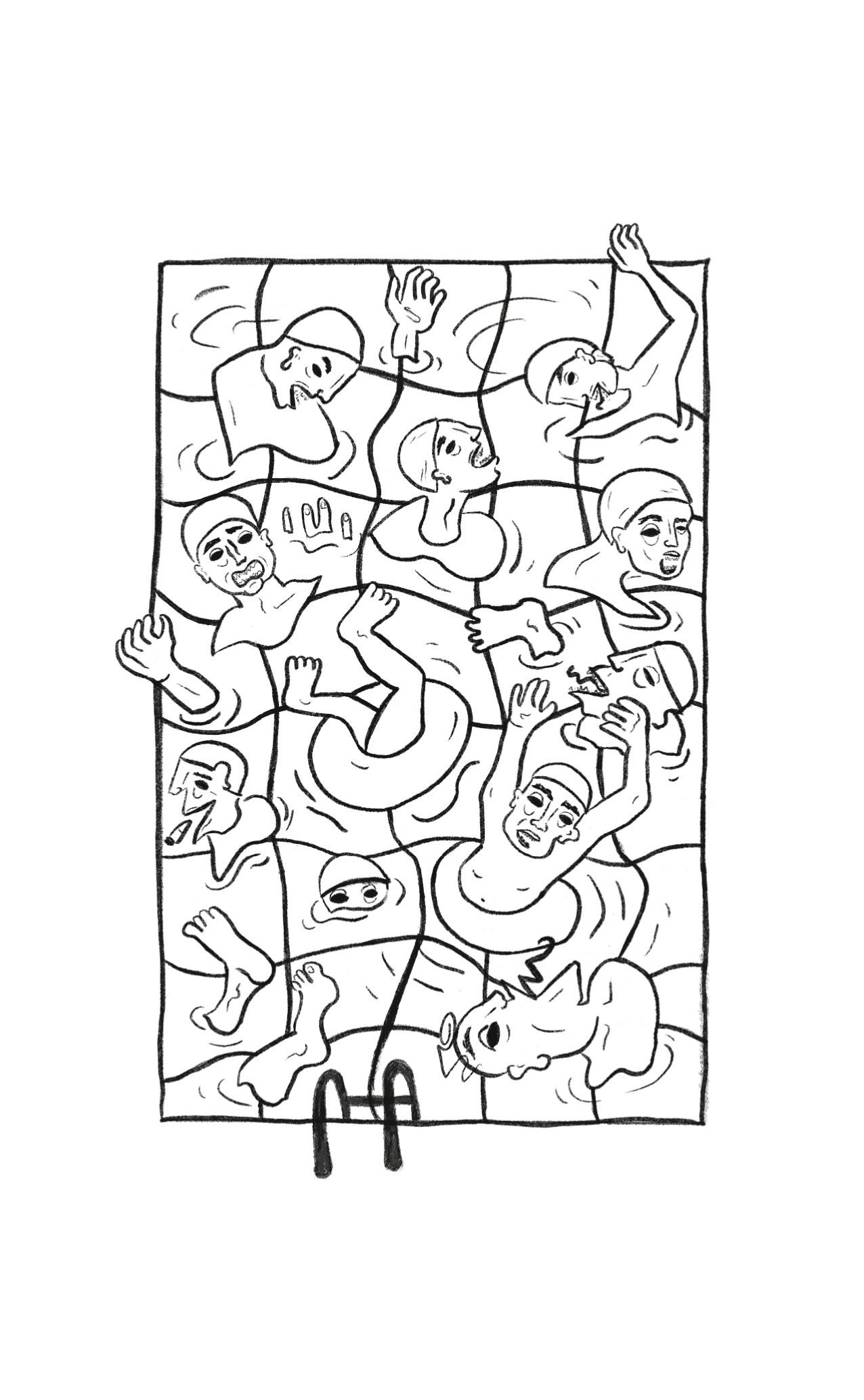 Vorderes Coverbild Extinction Piscine