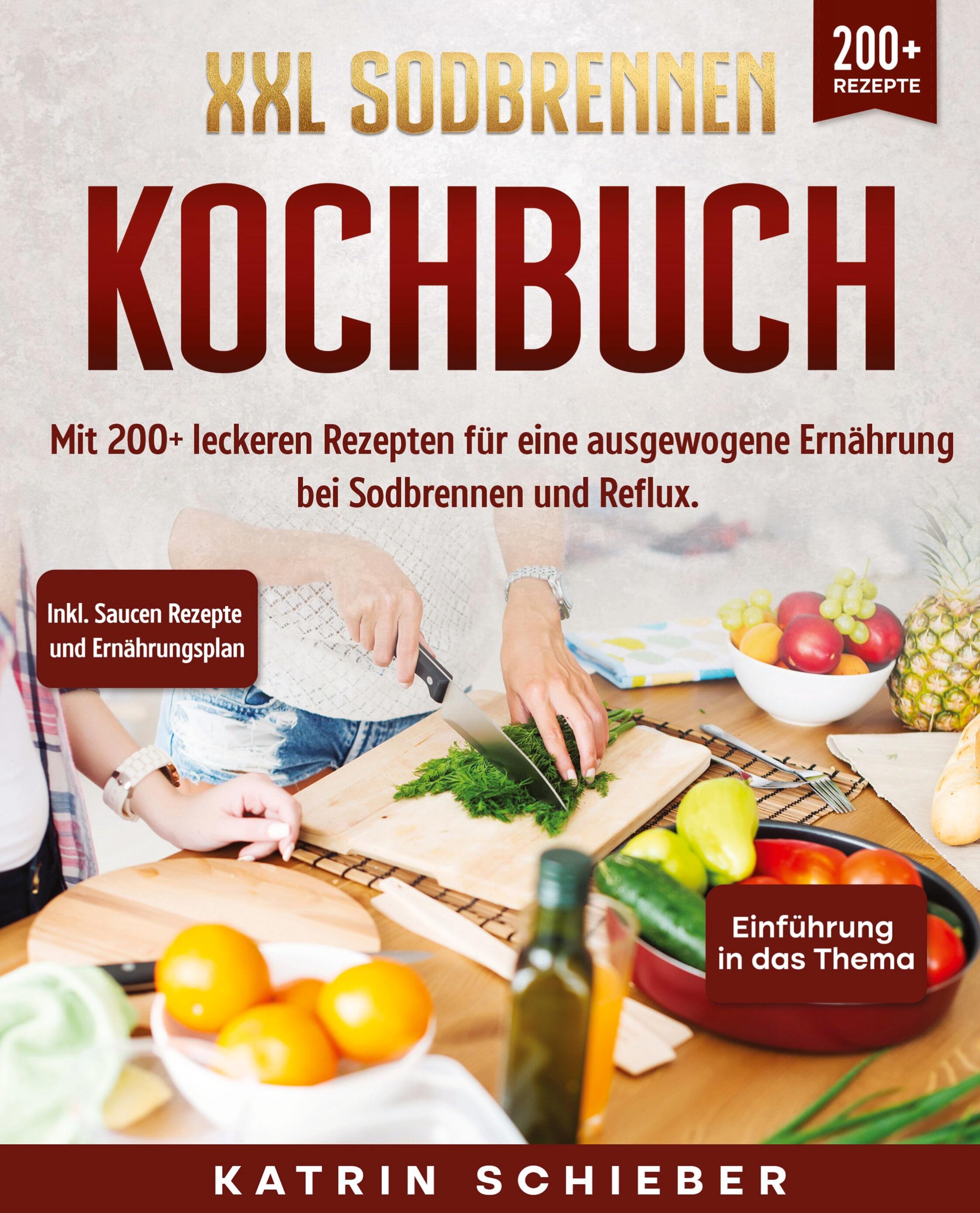 Vorderes Coverbild XXL Sodbrennen Kochbuch