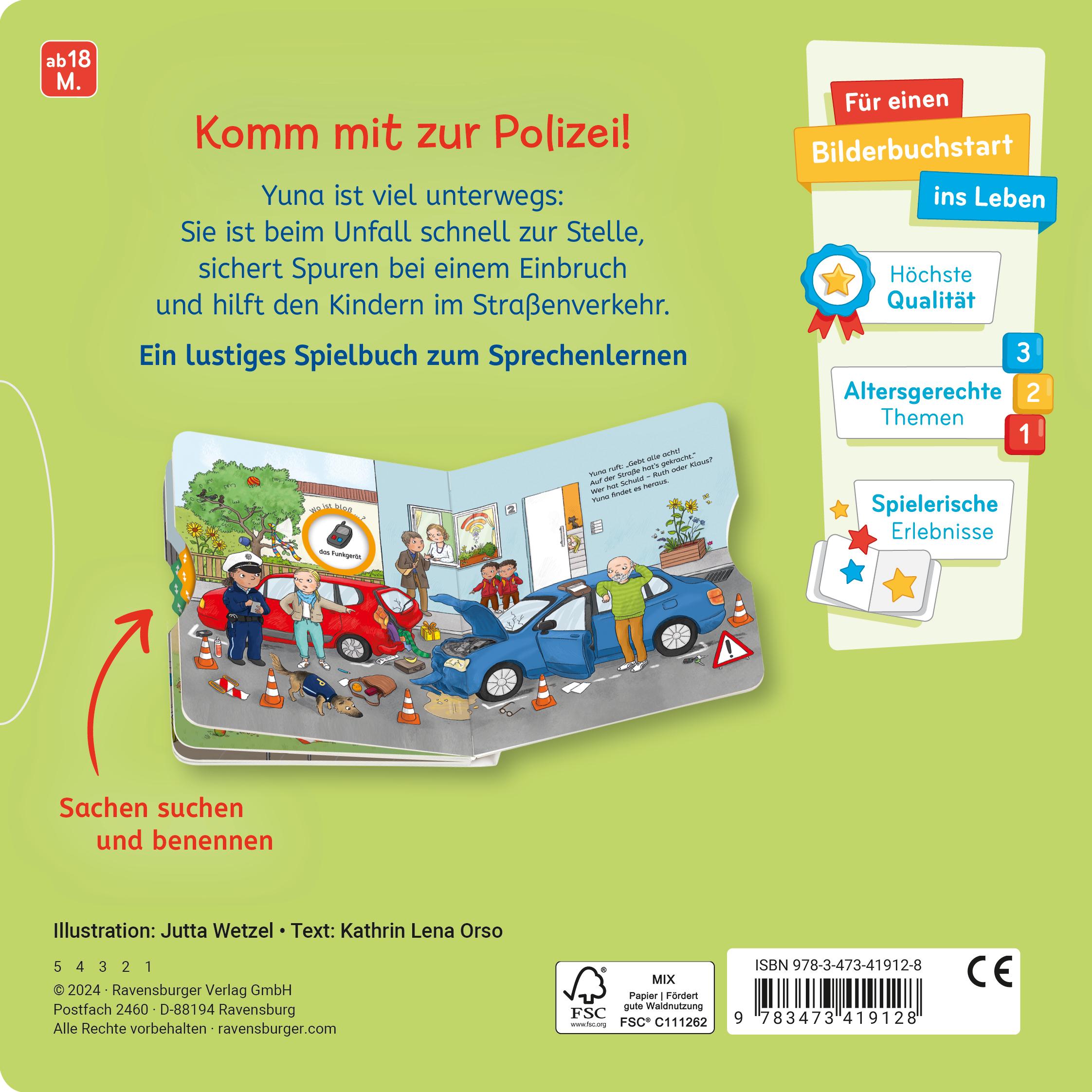 Rückseitencover Wo ist bloß ...? Mein Polizei-Buch zum Sachen suchen