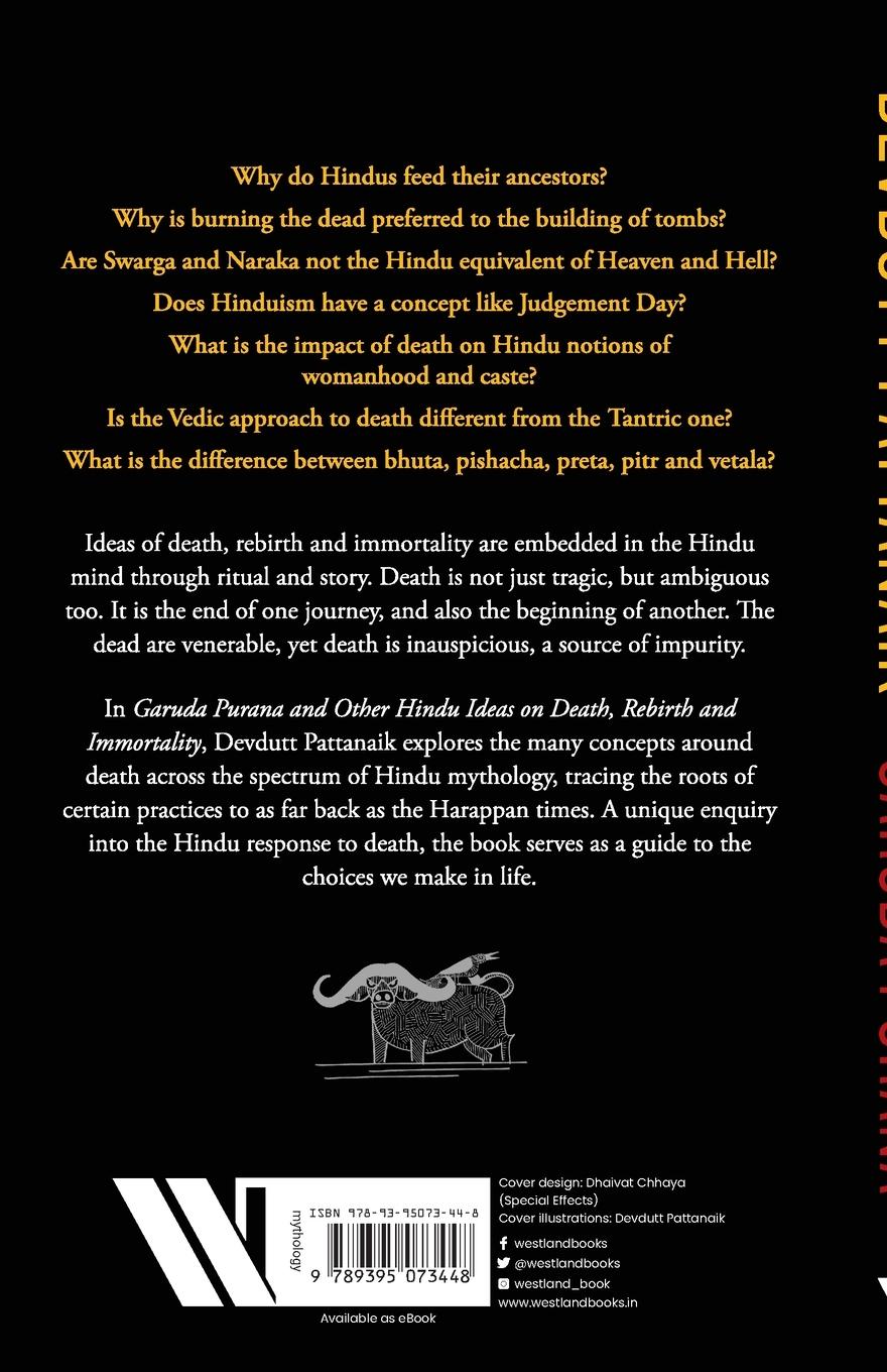 Rückseitencover Garuda Purana And Other Hindu Ideas Of Death, Rebirth And Immortality