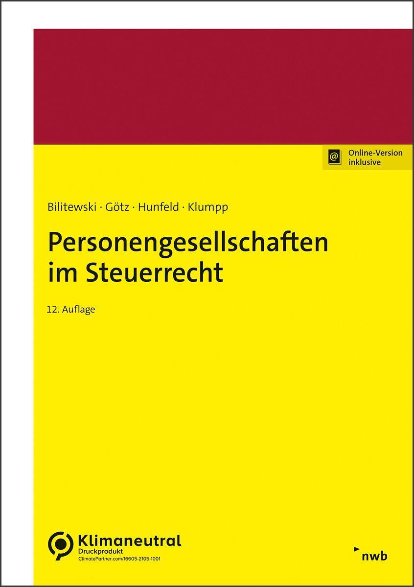 Vorderes Coverbild Personengesellschaften im Steuerrecht