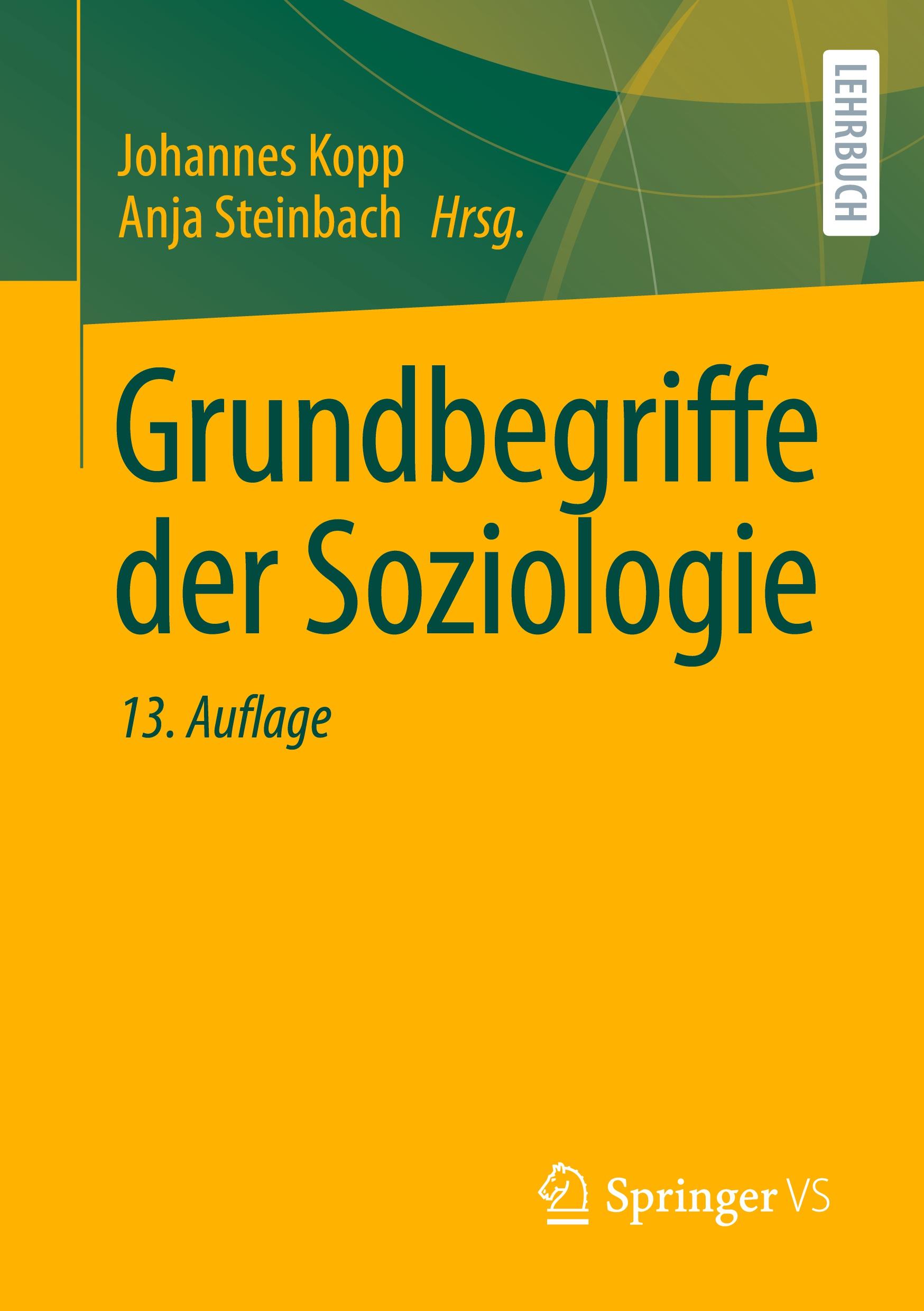 Vorderes Coverbild Grundbegriffe der Soziologie