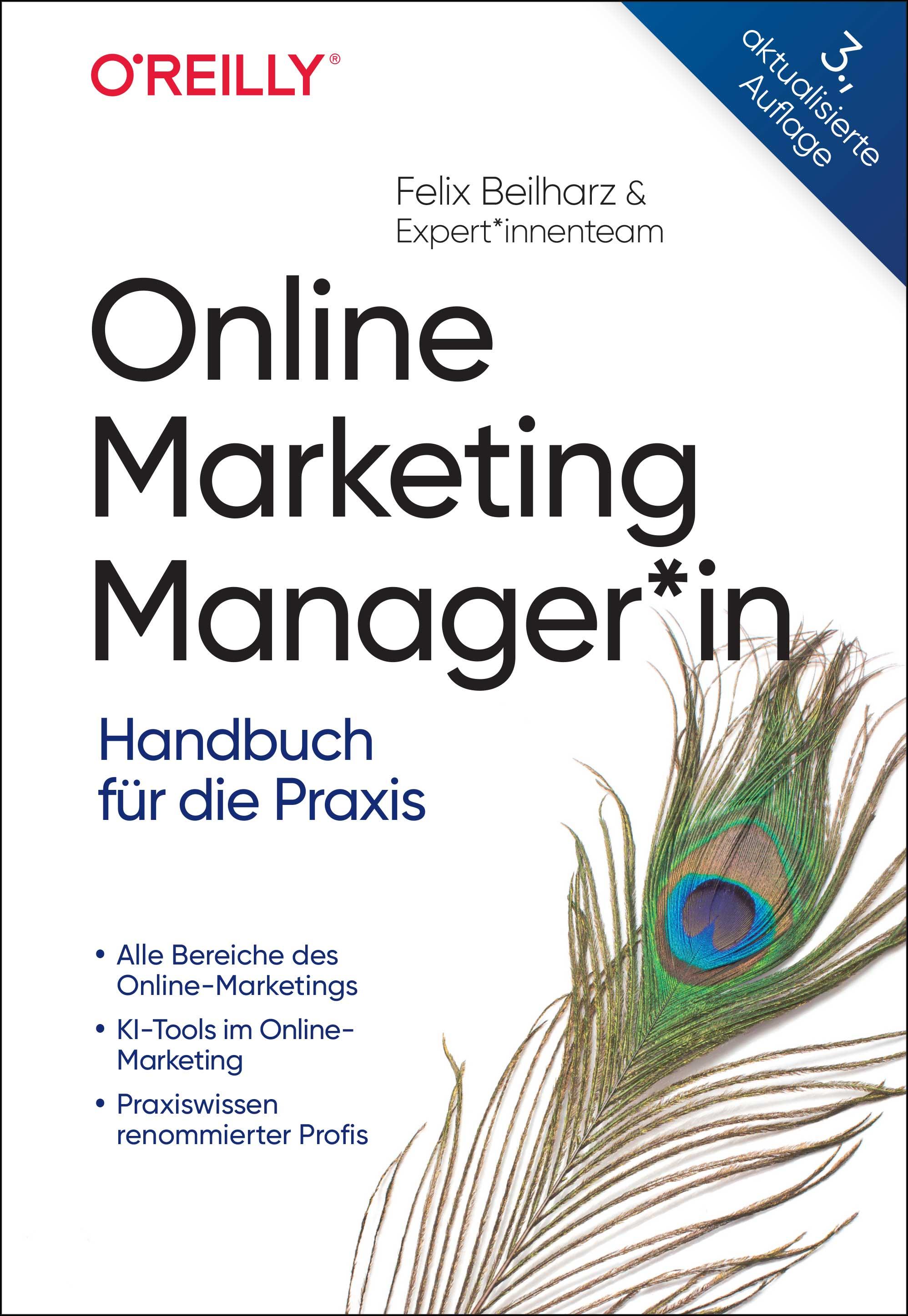 Vorderes Coverbild Online Marketing Manager*in