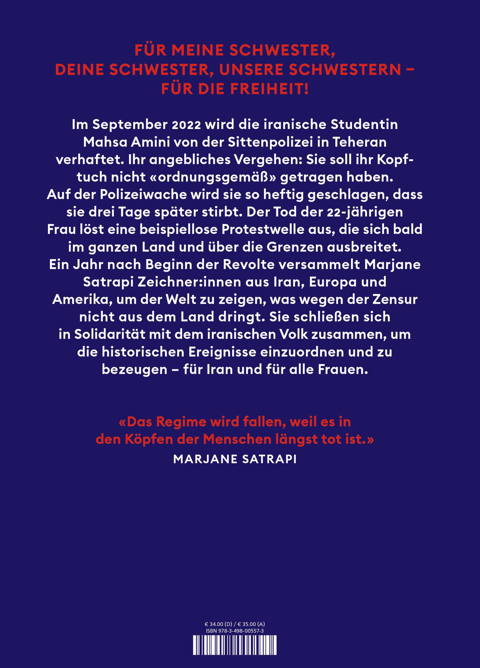 Rückseitencover Frau, Leben, Freiheit