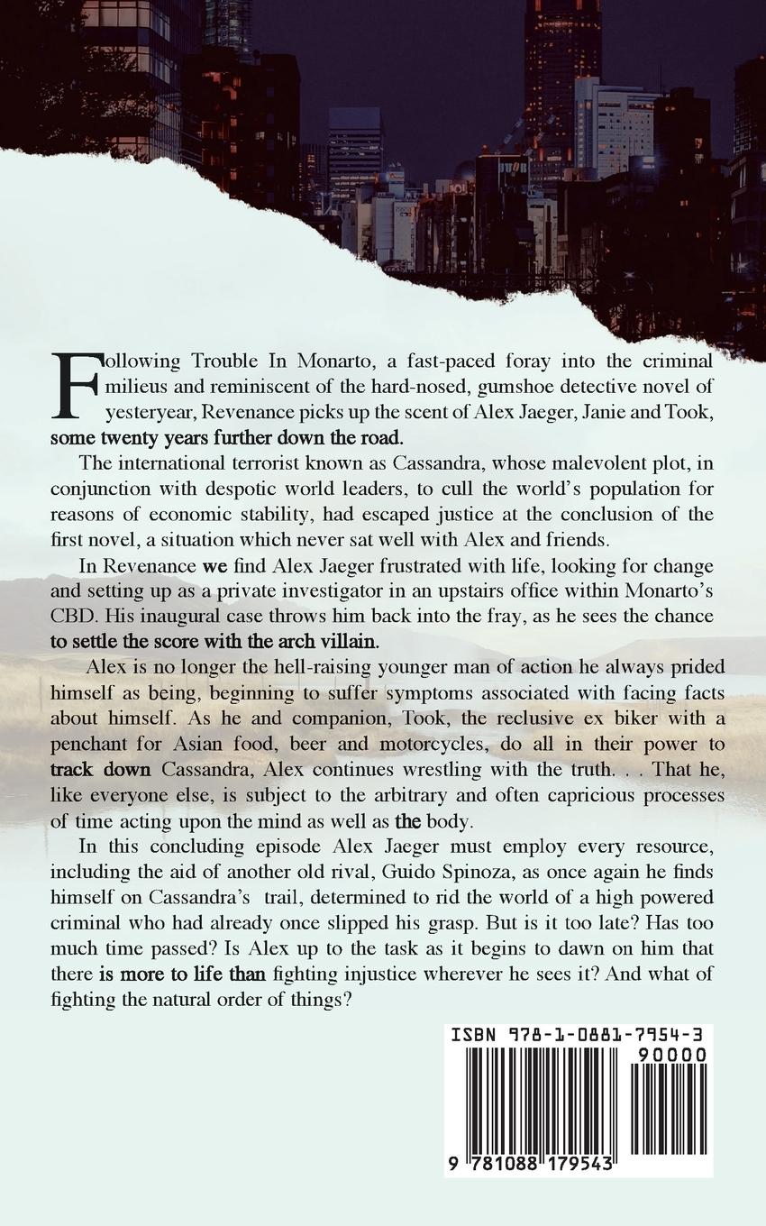 Rückseitencover TROUBLE IN MONARTO - REVENANCE