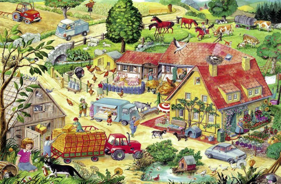 Beispielinhalt (Bild) Mein großes Wimmelbuch | Für Kinder ab 2 Jahren