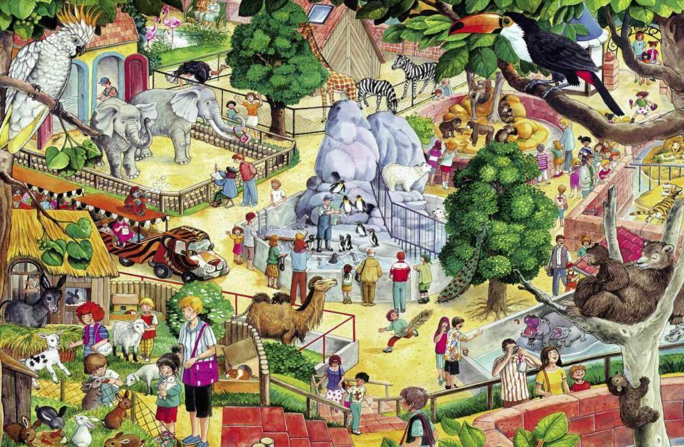 Beispielinhalt (Bild) Mein großes Wimmelbuch | Für Kinder ab 2 Jahren