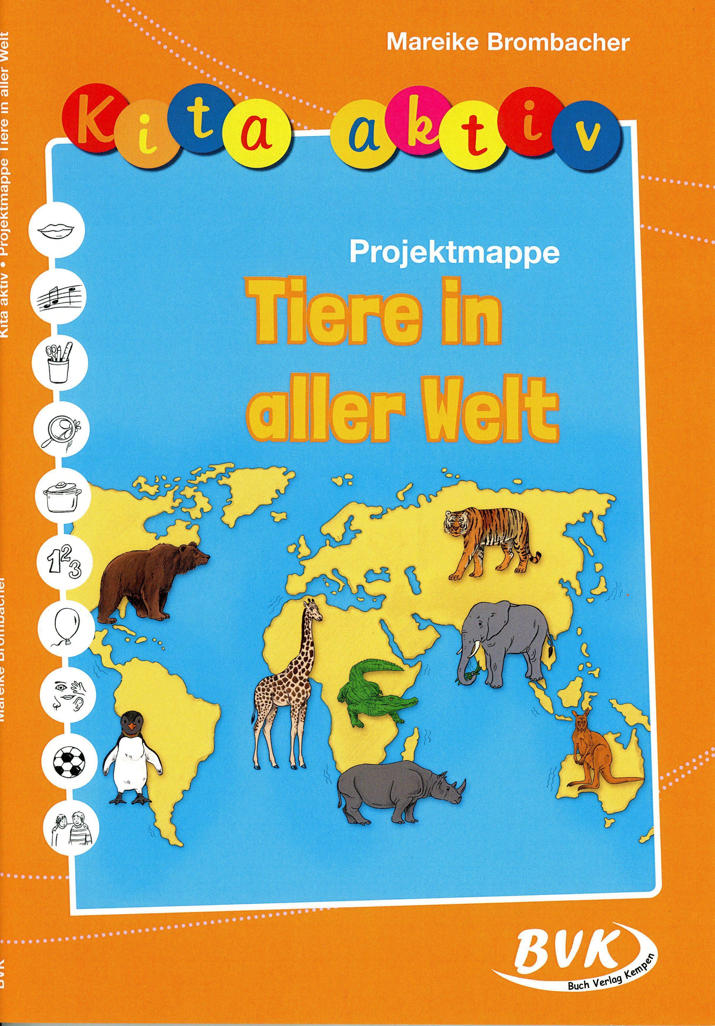 Beispielinhalt (Bild) Kita aktiv Projektmappe Tiere in aller Welt