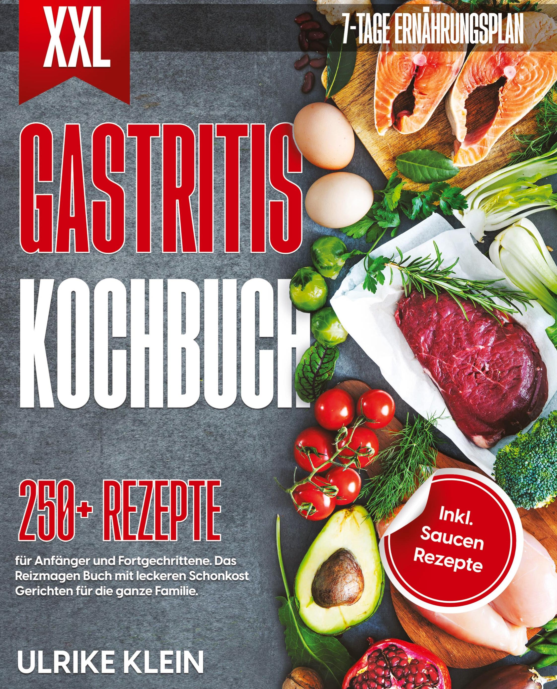 Vorderes Coverbild XXL Gastritis Kochbuch