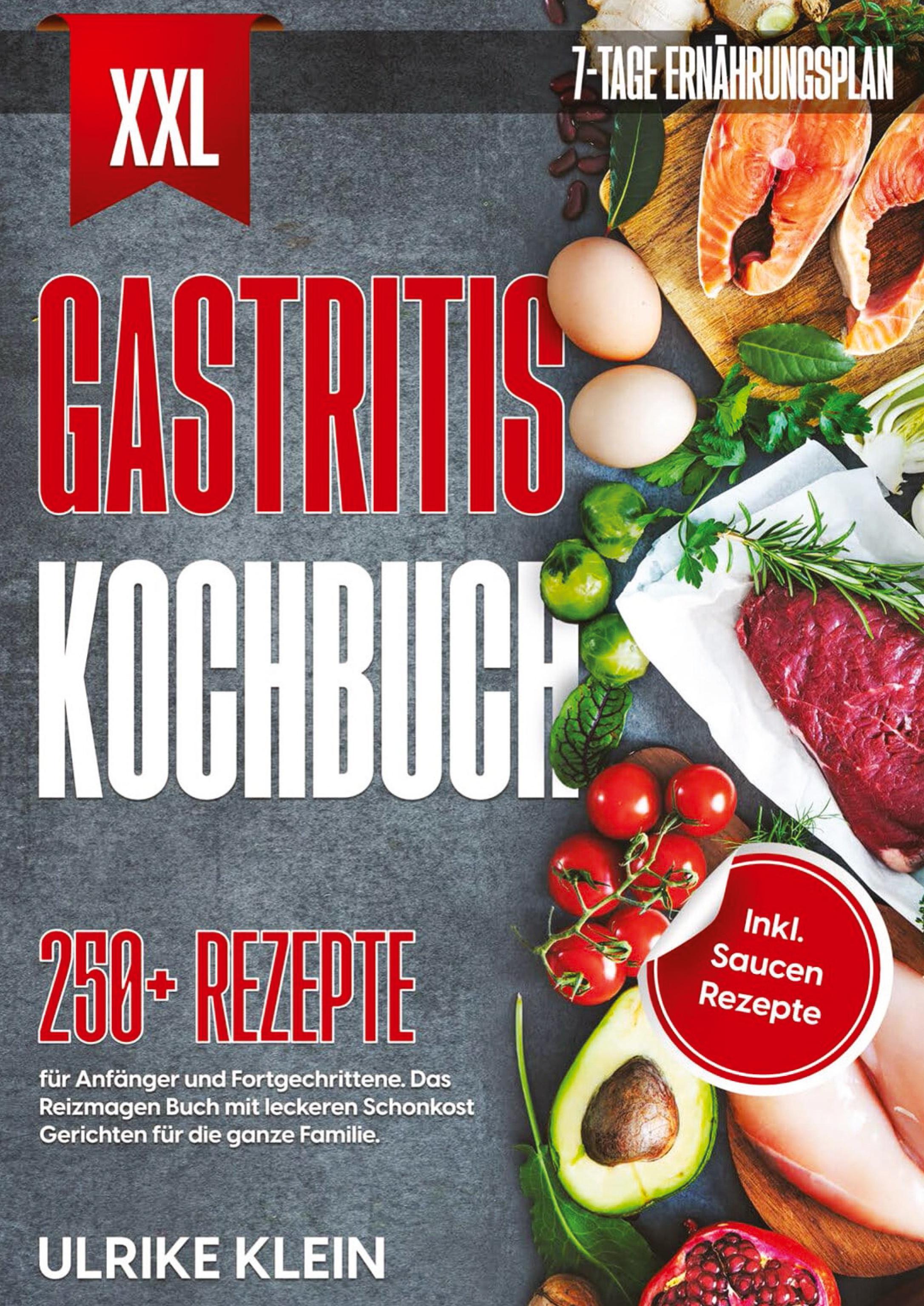 Vorderes Coverbild XXL Gastritis Kochbuch