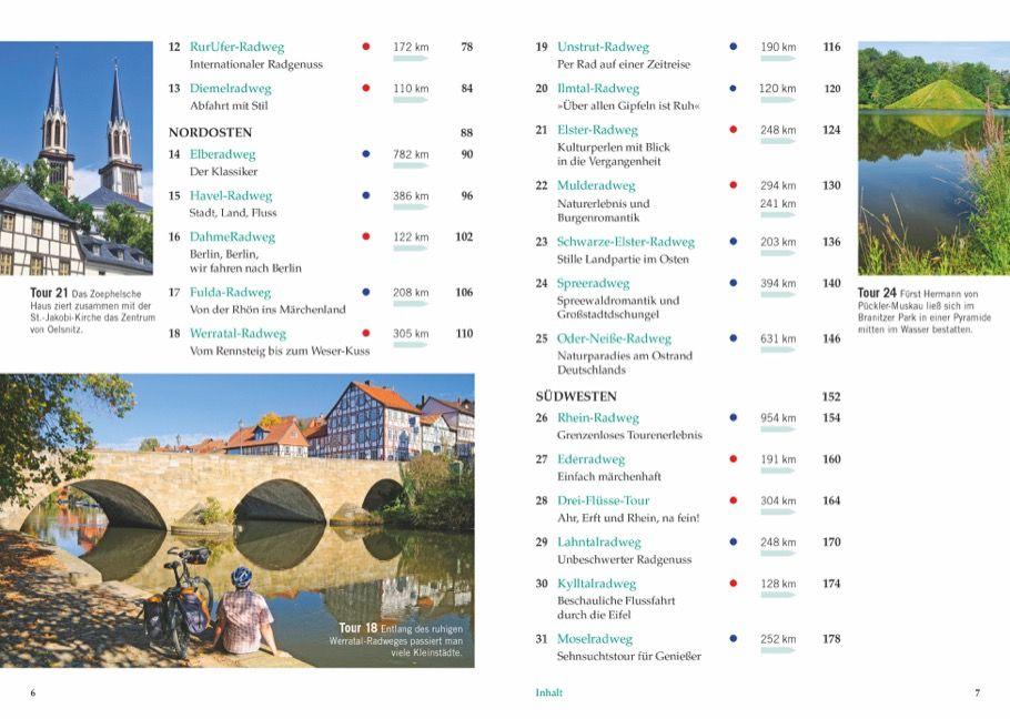 Beispielinhalt (Bild) Deutschlands schönste Flussradwege