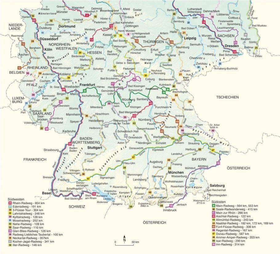 Beispielinhalt (Bild) Deutschlands schönste Flussradwege