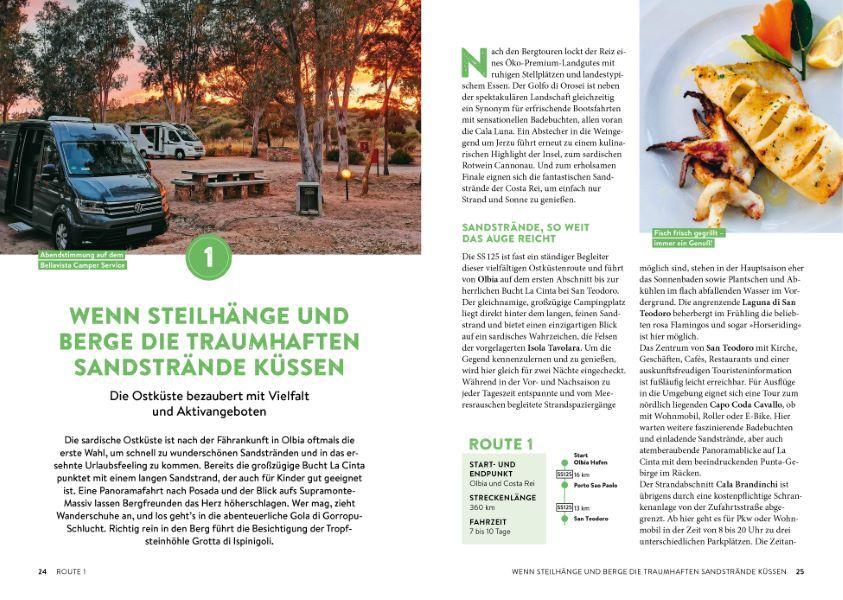 Beispielinhalt (Bild) Sardinien mit dem Wohnmobil Die schönsten Routen von Sassari bis Cagliari