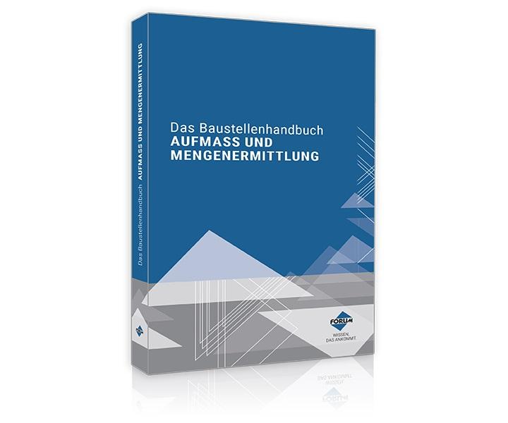 Vorderes Coverbild Das Baustellenhandbuch Aufmaß und Mengenermittlung