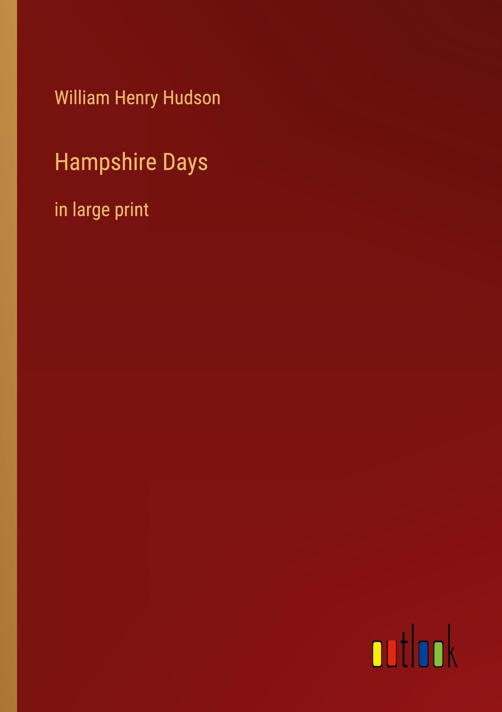 Vorderes Coverbild Hampshire Days