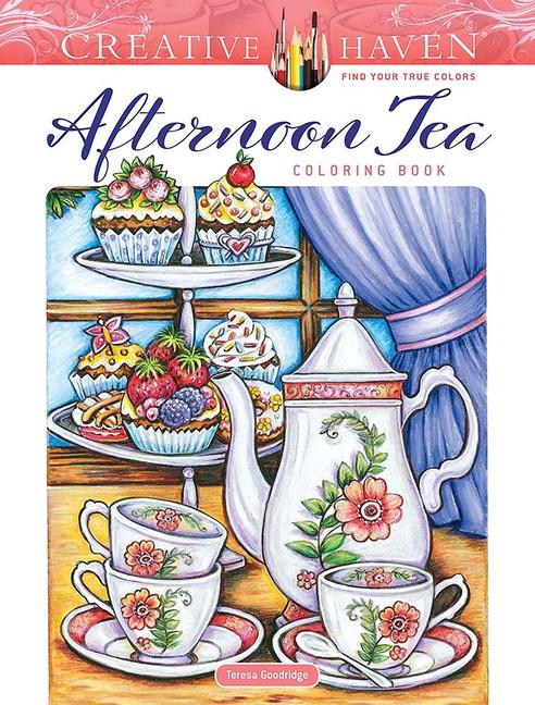 Vorderes Coverbild Creative Haven Afternoon Tea Coloring Book