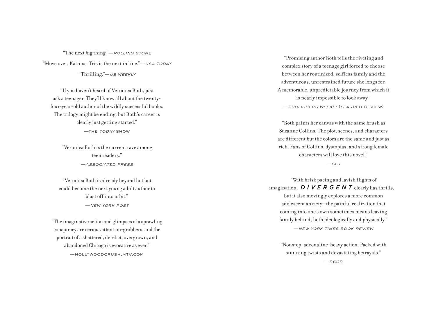Beispielinhalt (Bild) Divergent Series Box Set (Books 1-4)