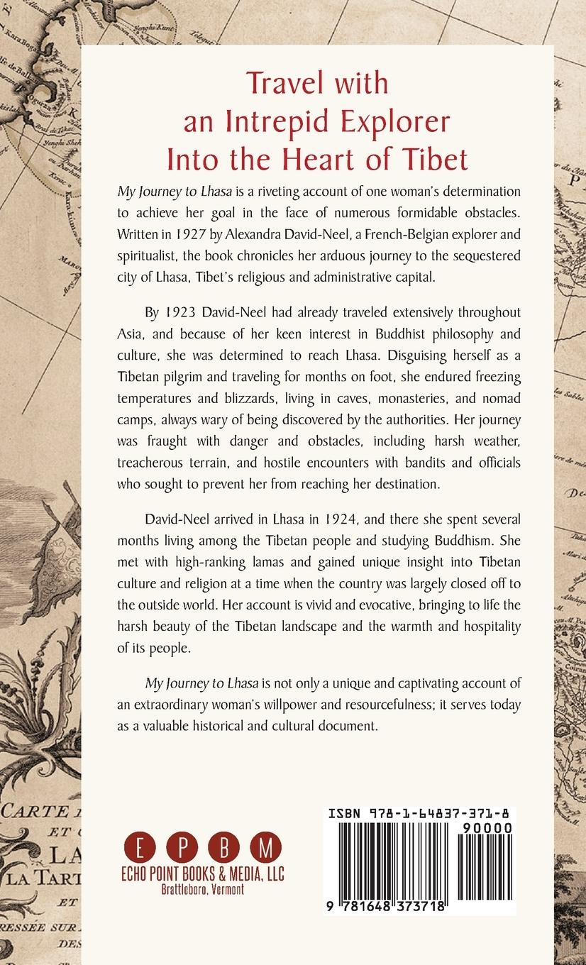 Rückseitencover My Journey to Lhasa