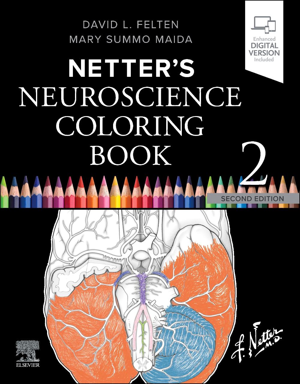 Vorderes Coverbild Netter's Neuroscience Coloring Book
