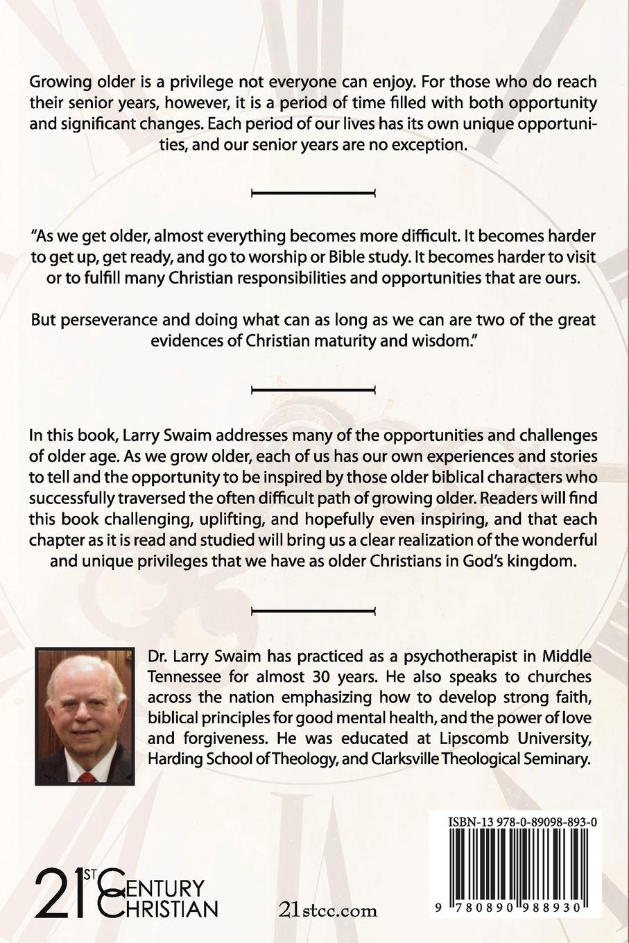 Rückseitencover Growing Older In God's Grace