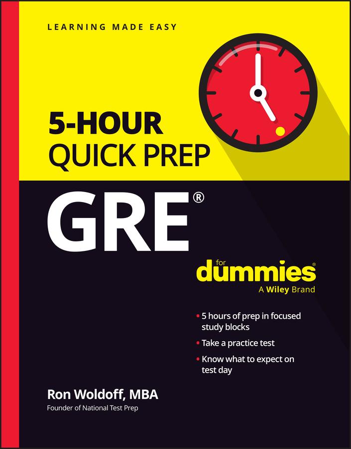 Vorderes Coverbild GRE 5-Hour Quick Prep for Dummies