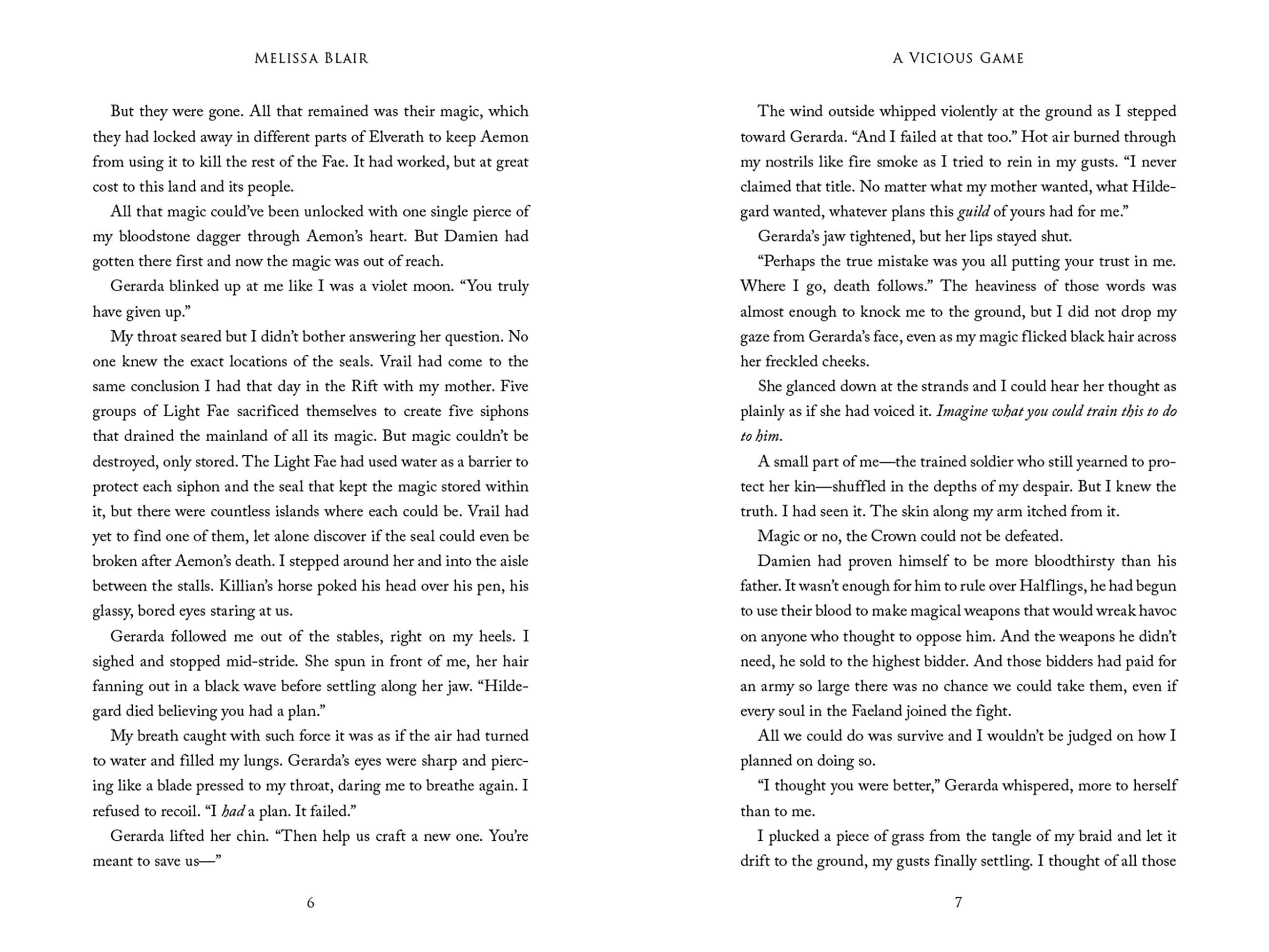 Beispielinhalt (Bild) A Vicious Game