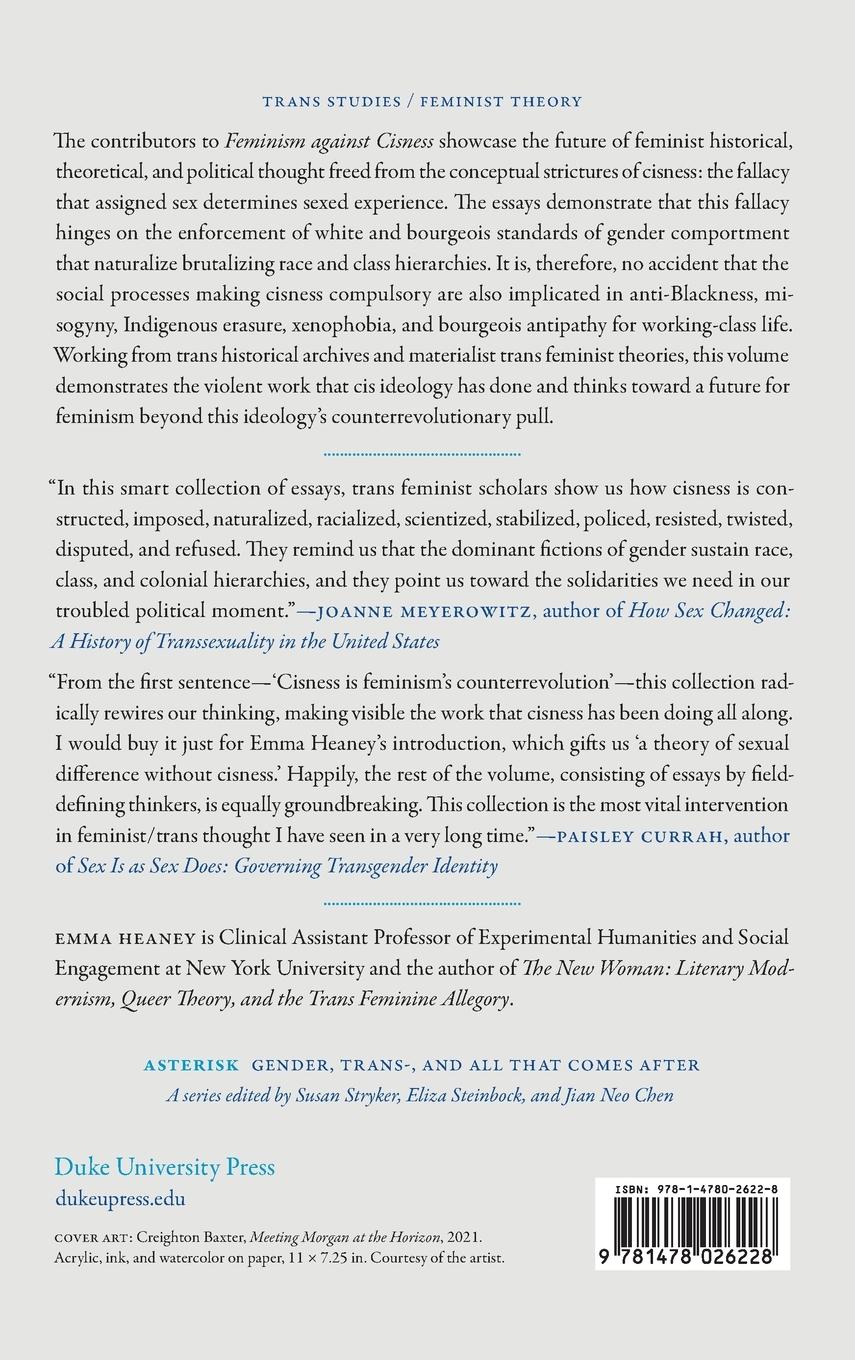 Rückseitencover Feminism against Cisness