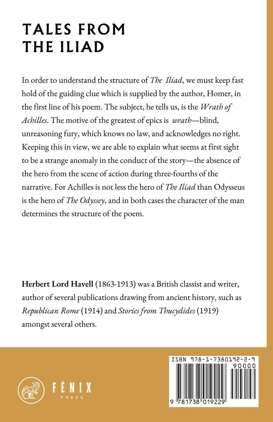 Rückseitencover Tales from the Iliad