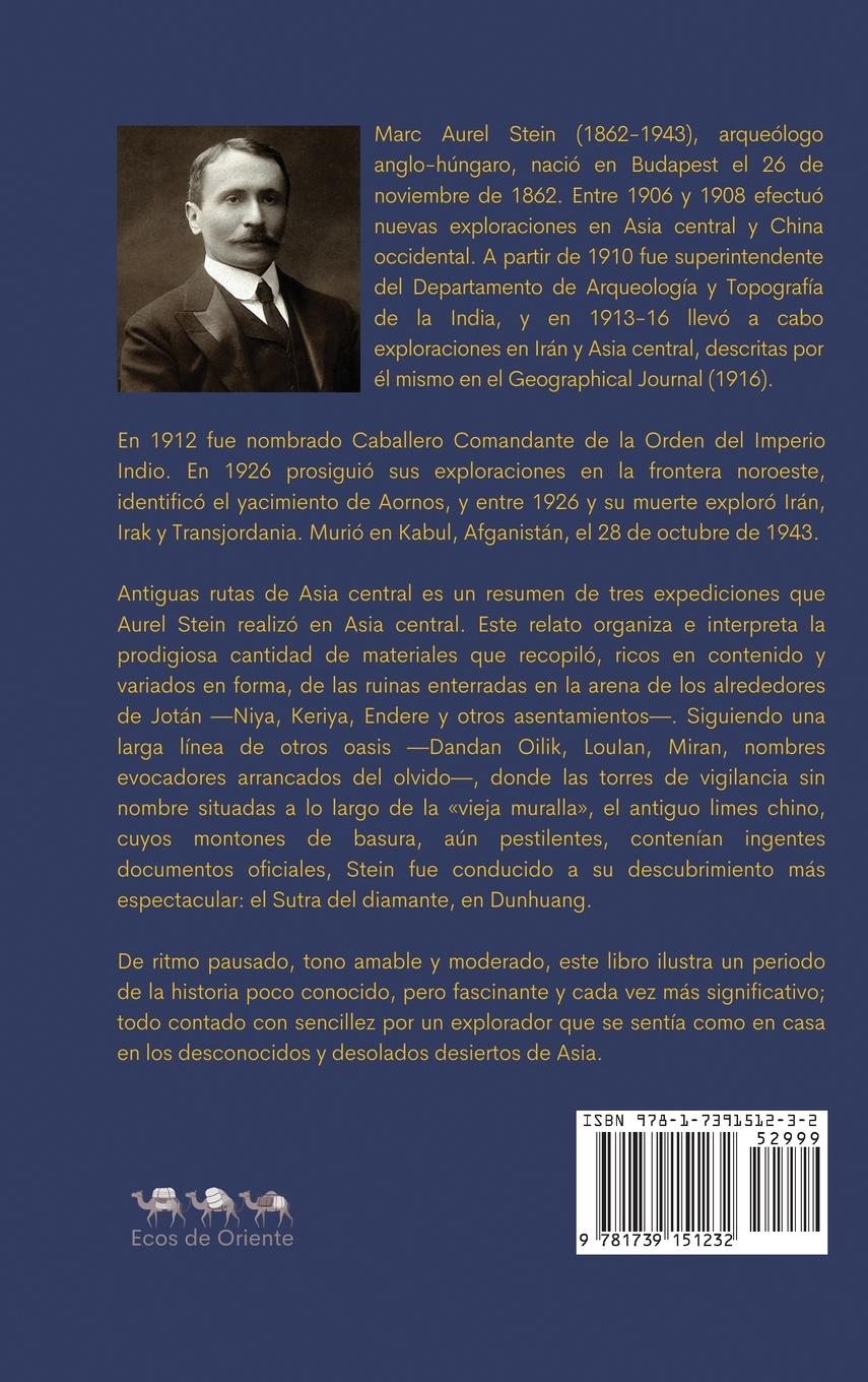 Rückseitencover Antiguas rutas de Asia central