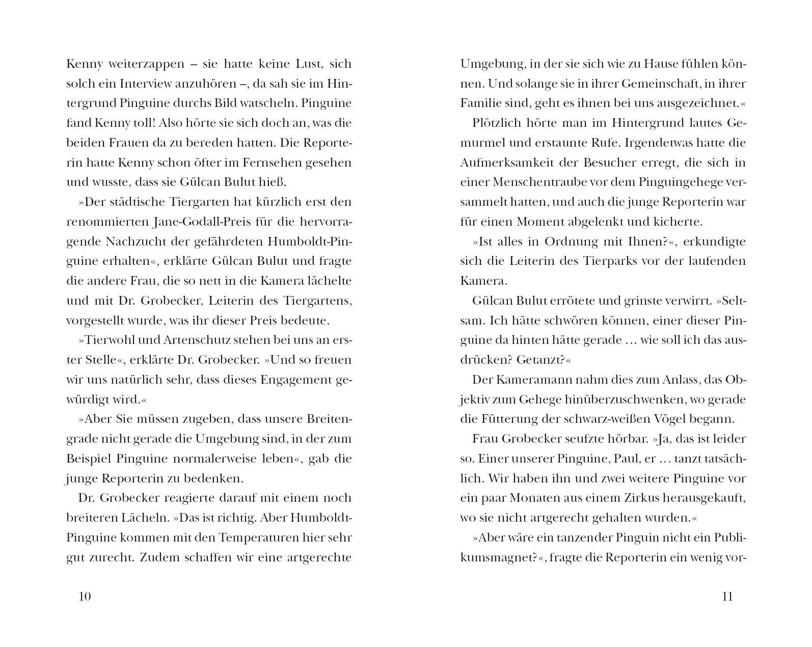 Beispielinhalt (Bild) Die Chaosschwestern und Pinguin Paul