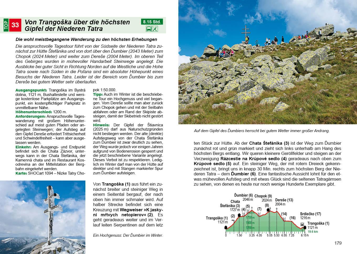 Beispielinhalt (Bild) Niedere Tatra und Slowakisches Paradies