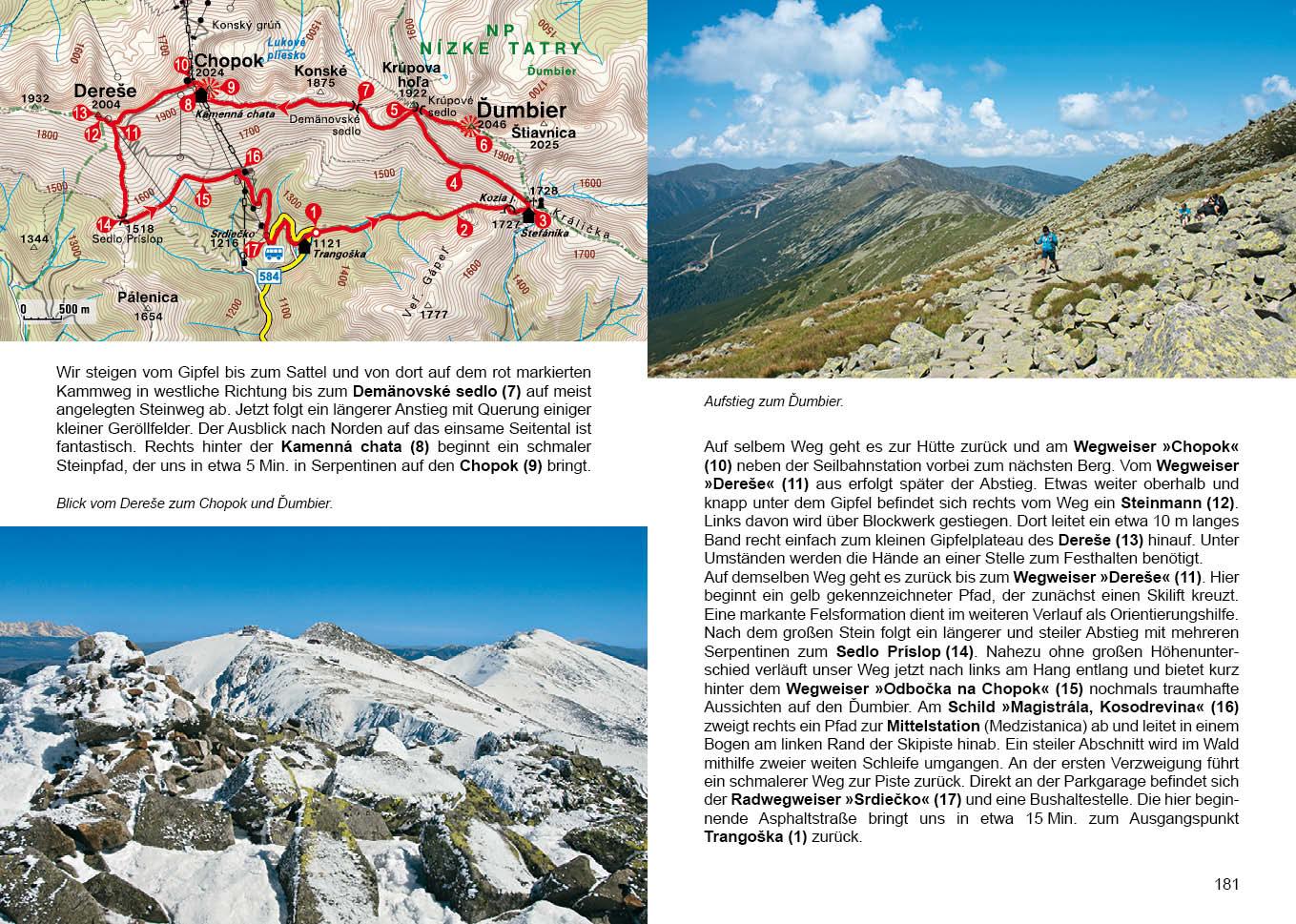 Beispielinhalt (Bild) Niedere Tatra und Slowakisches Paradies