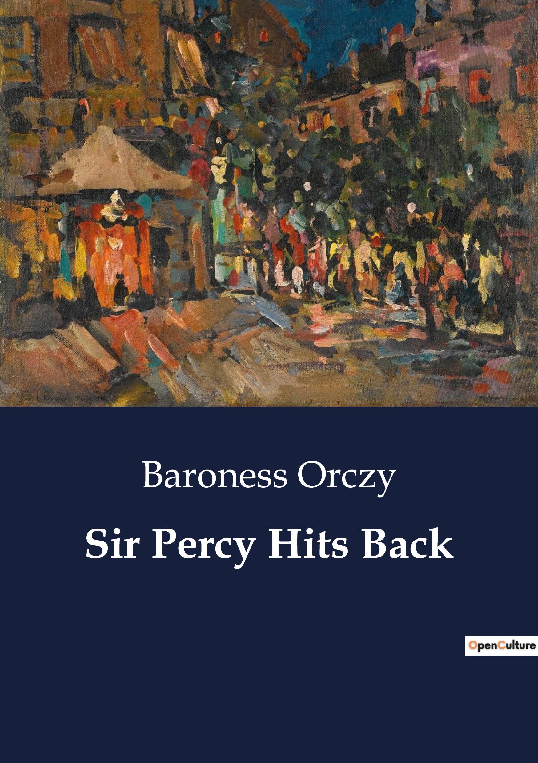 Vorderes Coverbild Sir Percy Hits Back