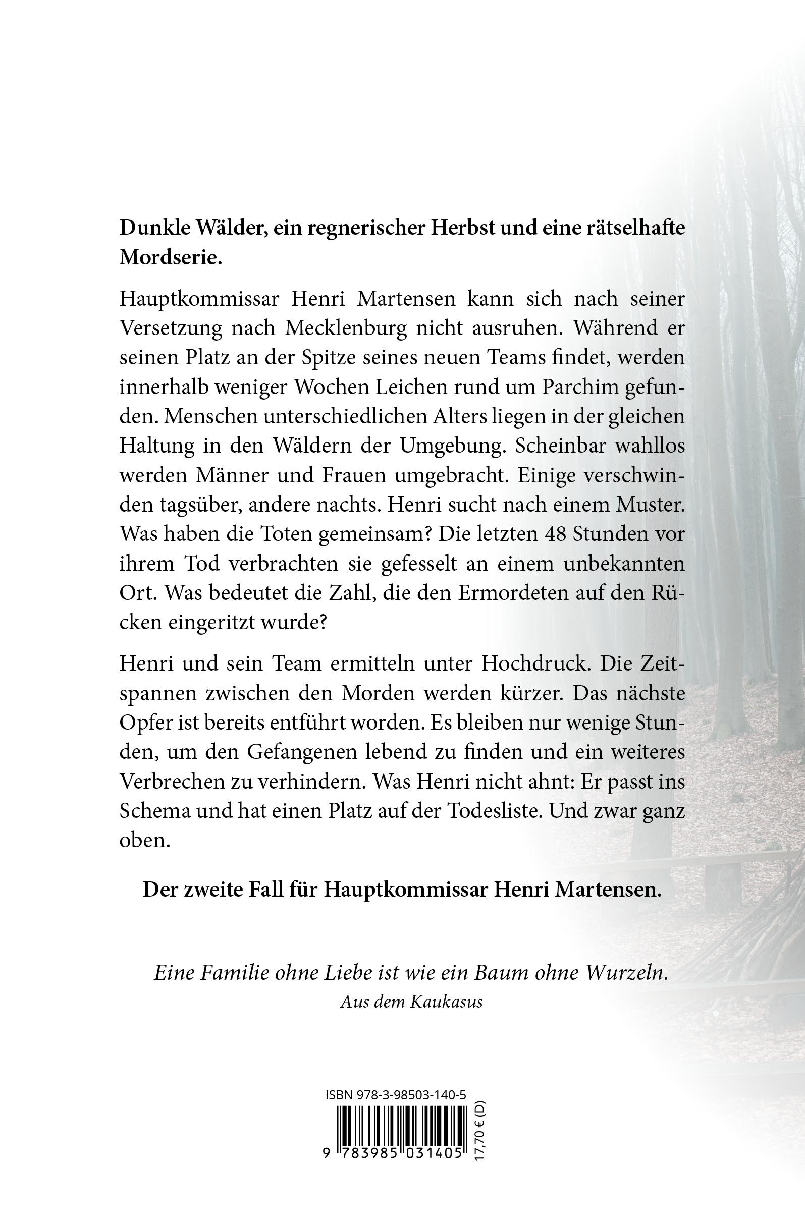 Rückseitencover Tod am Sonnenberg