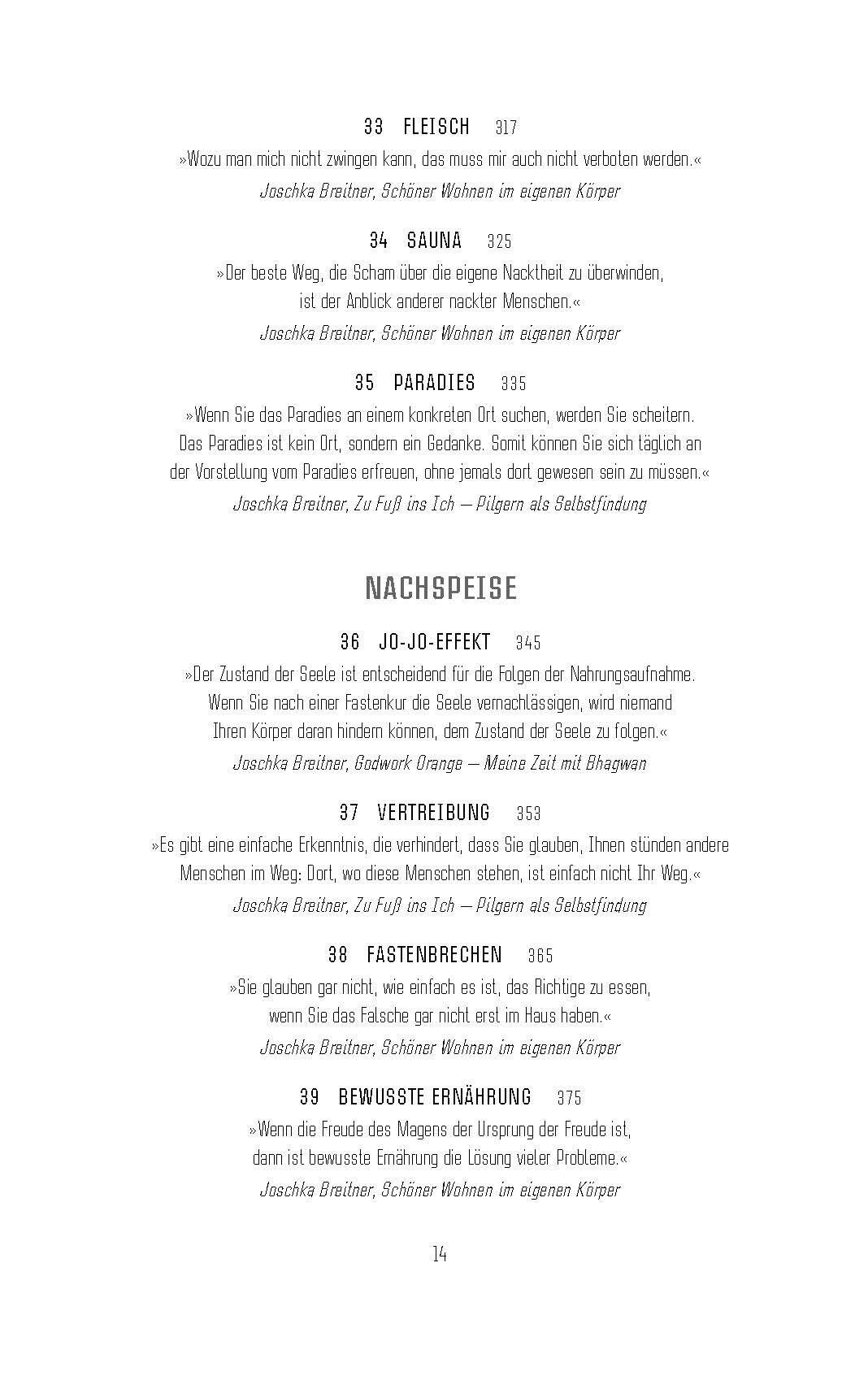 Beispielinhalt (Bild) Achtsam morden durch bewusste Ernährung