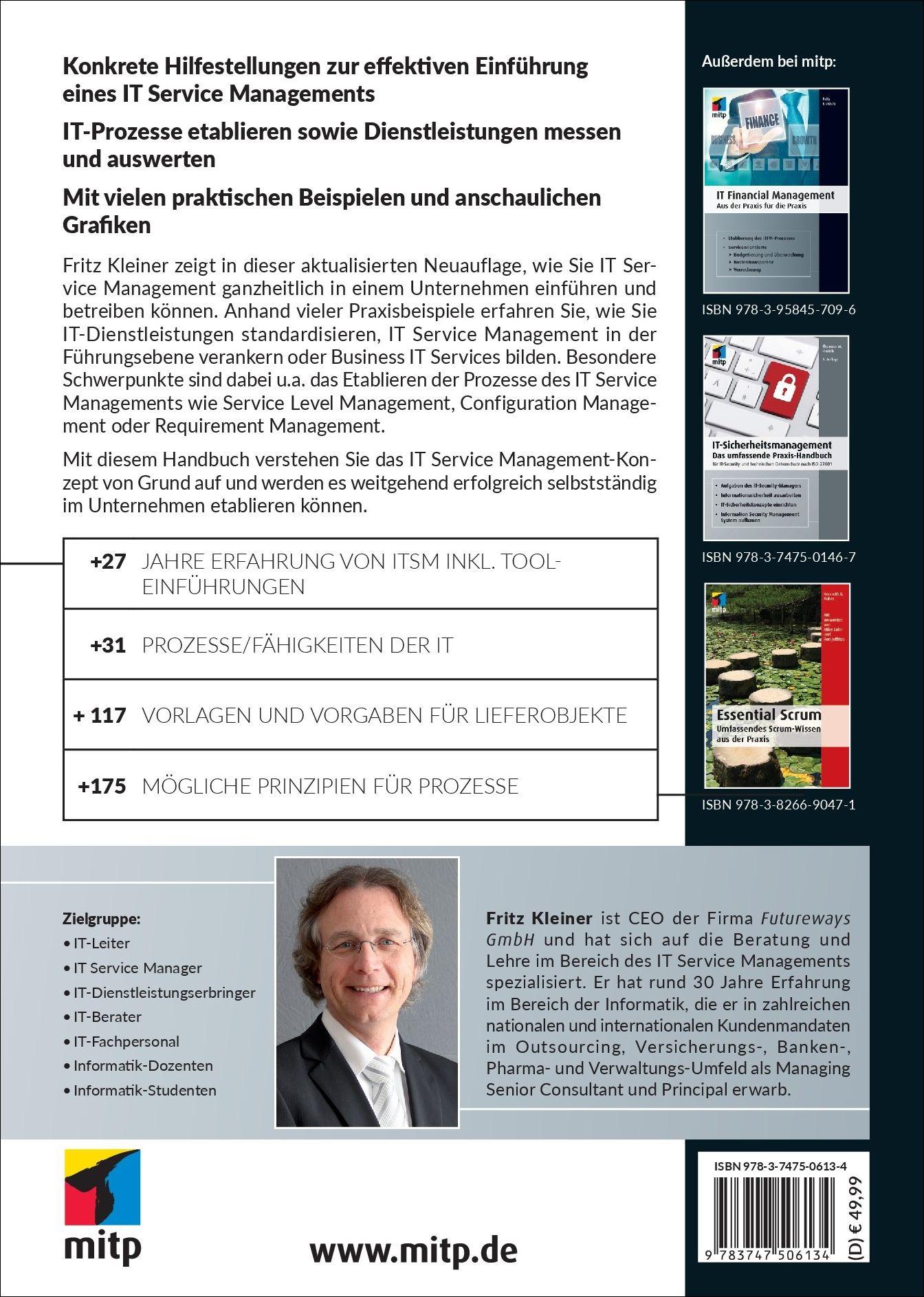 Rückseitencover IT Service Management