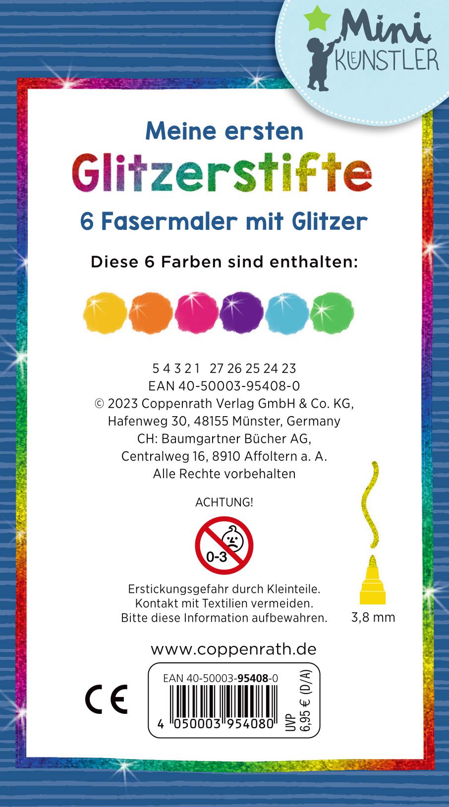 Rückseitencover Meine ersten Glitzerstifte