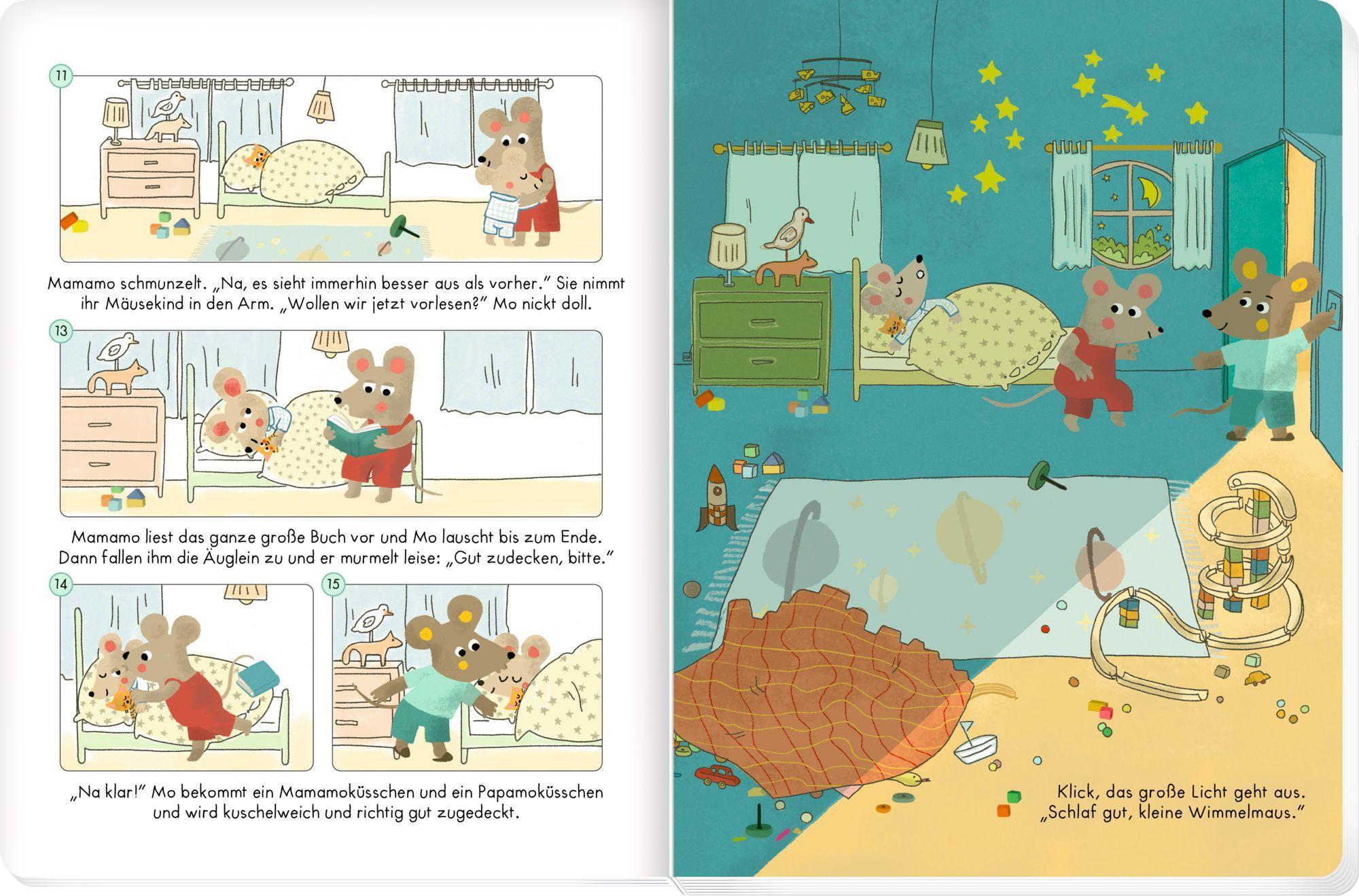 Beispielinhalt (Bild) Mo, die kleine Wimmelmaus